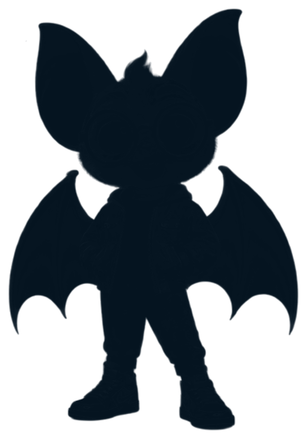 Silhouette of March’s teaching mascot, not introduced yet